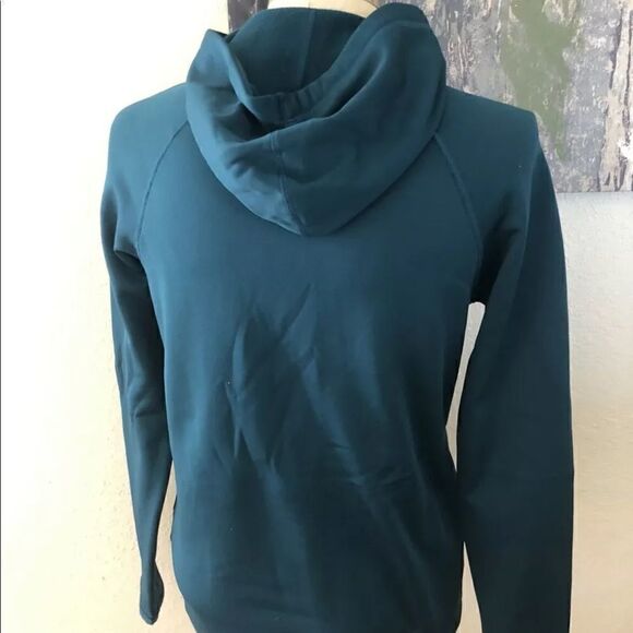 NIKE Dri-Fit Scuba Neck Hoodie Sweatshirt Turquoise Blue - Picture 2 of 9